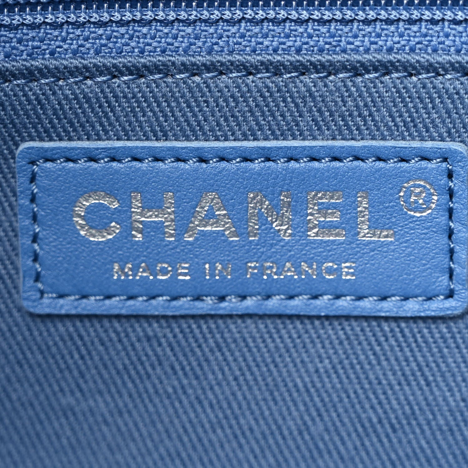 Chanel Denim Quilted Medium Distressed Single Flap Blue 6 of 11