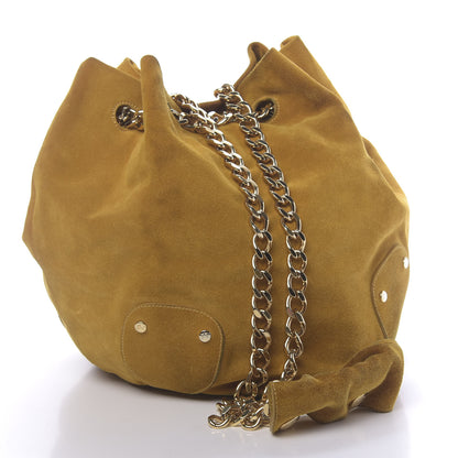 Burberry Suede Bucket Bag Yellow 3 of 13