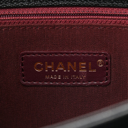 Chanel Caviar Suede Stitched Lady Coco Flap Black 6 of 11