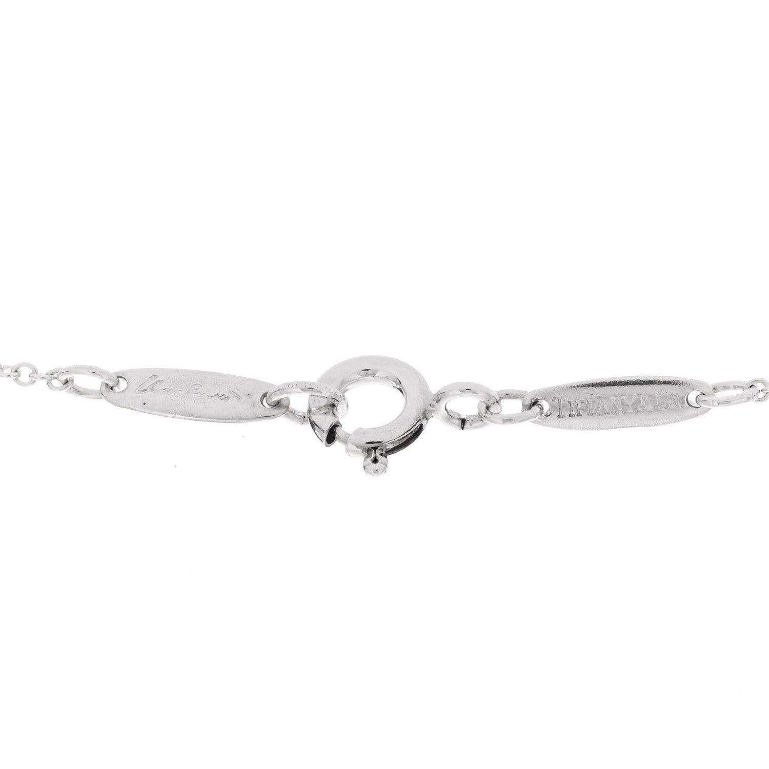 Tiffany Sterling Silver Elsa Peretti Infinity Cross Pendant Necklace 4 of 4