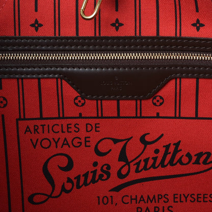 Louis Vuitton Damier Ebene Neverfull MM 6 of 9