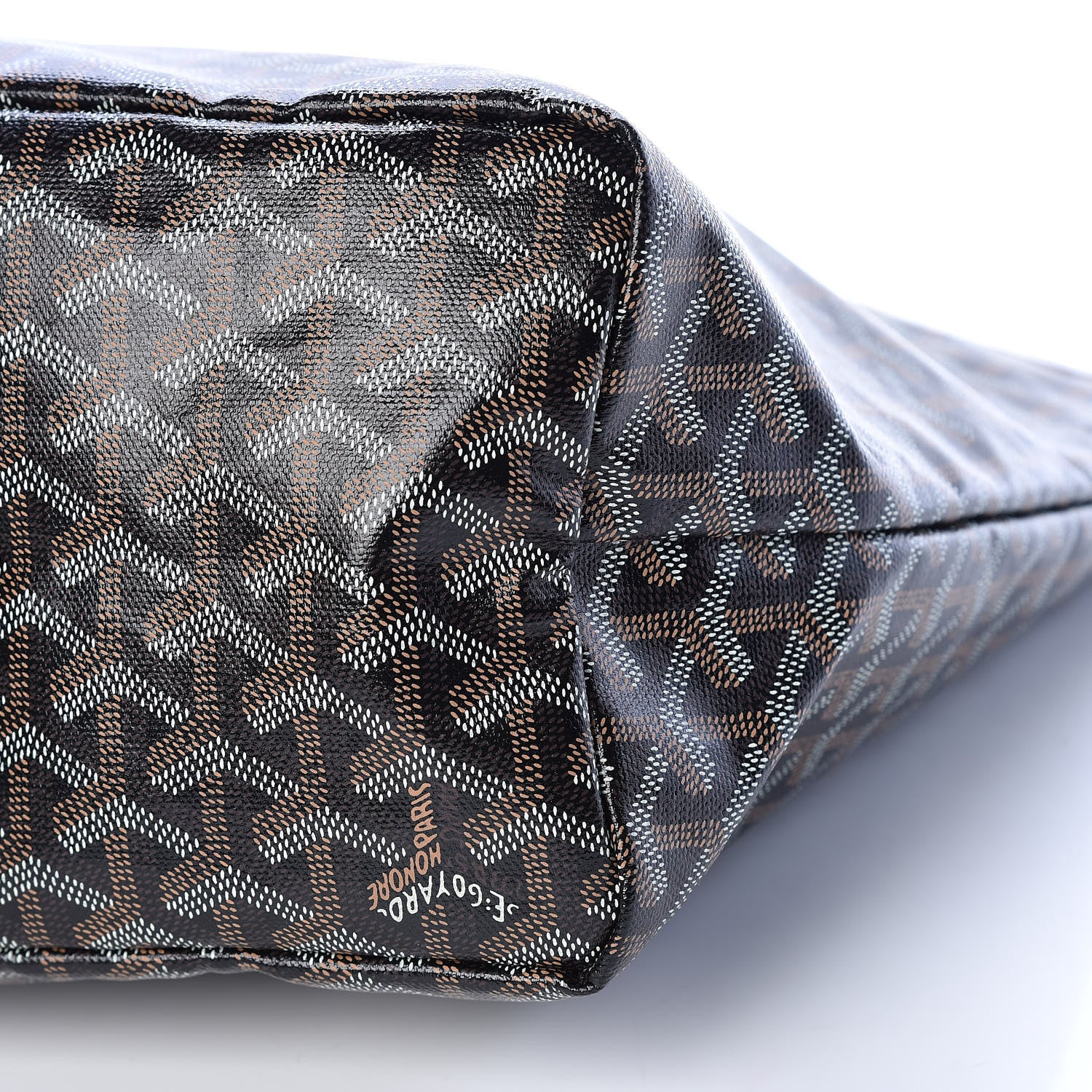 Goyard Goyardine Saint Louis PM Black Gold 7 of 9