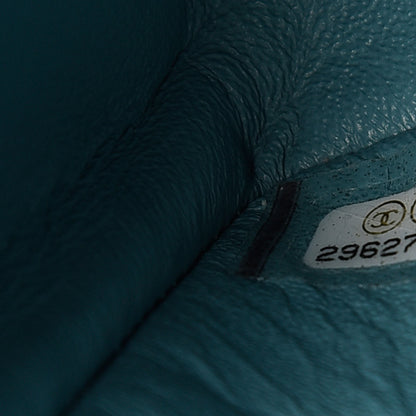 Chanel Aged Calfskin Quilted 2.55 Reissue Mini Flap Blue 9 of 12