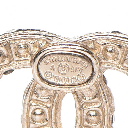 Chanel Pearl CC Earrings Gold 5 of 6
