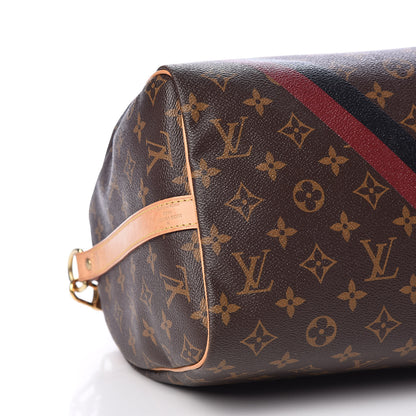 Louis Vuitton Monogram My LV Heritage Speedy Bandouliere 30 Bordeaux Black 10 of 13
