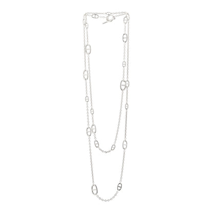 Hermes Sterling Silver Farandole Necklace 160 2 of 4