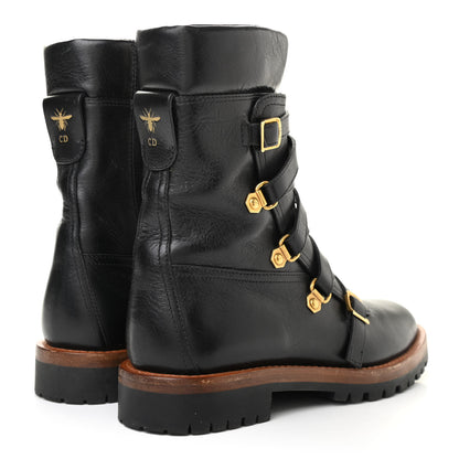 Christian Dior Shiny Calfskin Wildior Low Boot 36.5 Black 4 of 13