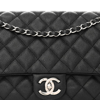 Chanel Caviar Quilted Jumbo Easy Flap Black 8 of 12
