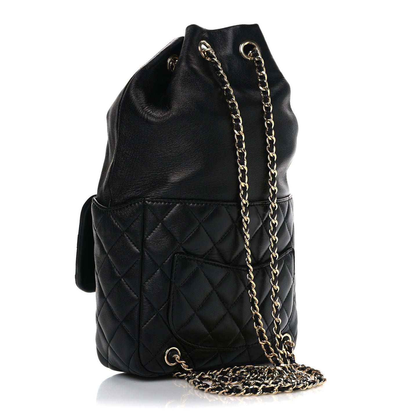 Lambskin Quilted Small In Seoul Backpack Black
