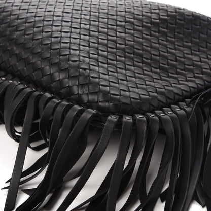 Bottega Veneta Nappa Intrecciato Veneta Large Fringed Hobo Black 7 of 9