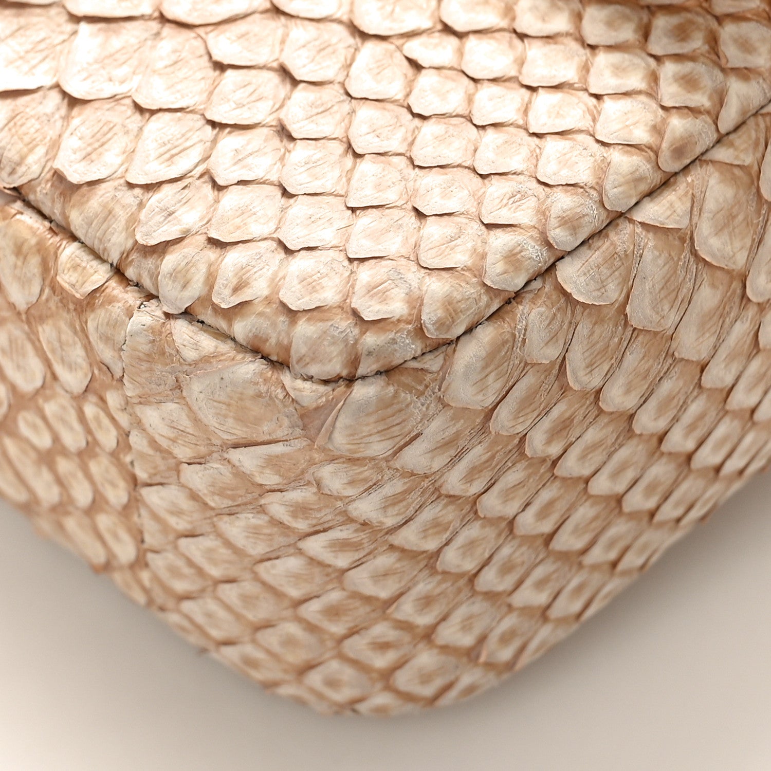 Chanel Snakeskin Extra Mini Rectangular Flap Beige 9 of 9