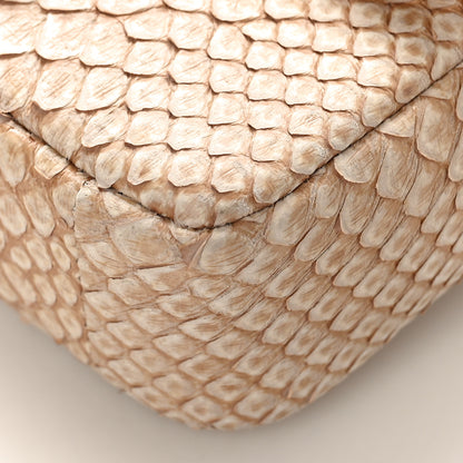 Chanel Snakeskin Extra Mini Rectangular Flap Beige 9 of 9