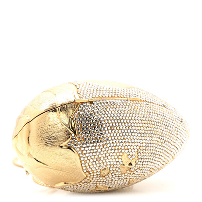 Judith Leiber Crystal Egg Minaudiere Clutch Gold 4 of 16