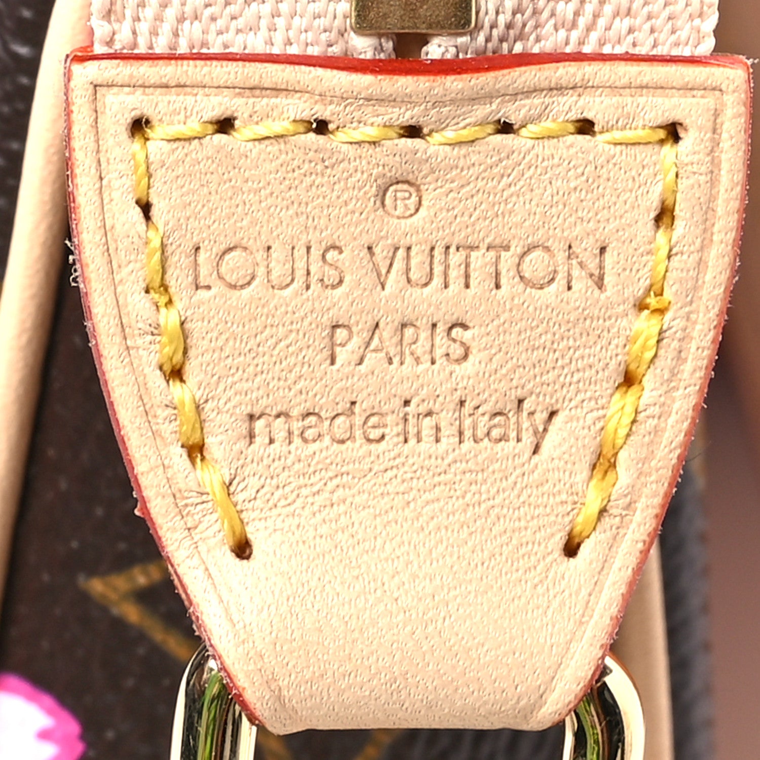 Louis Vuitton LV X TM Monogram Pochette Accessories Sakura Brown 7 of 11
