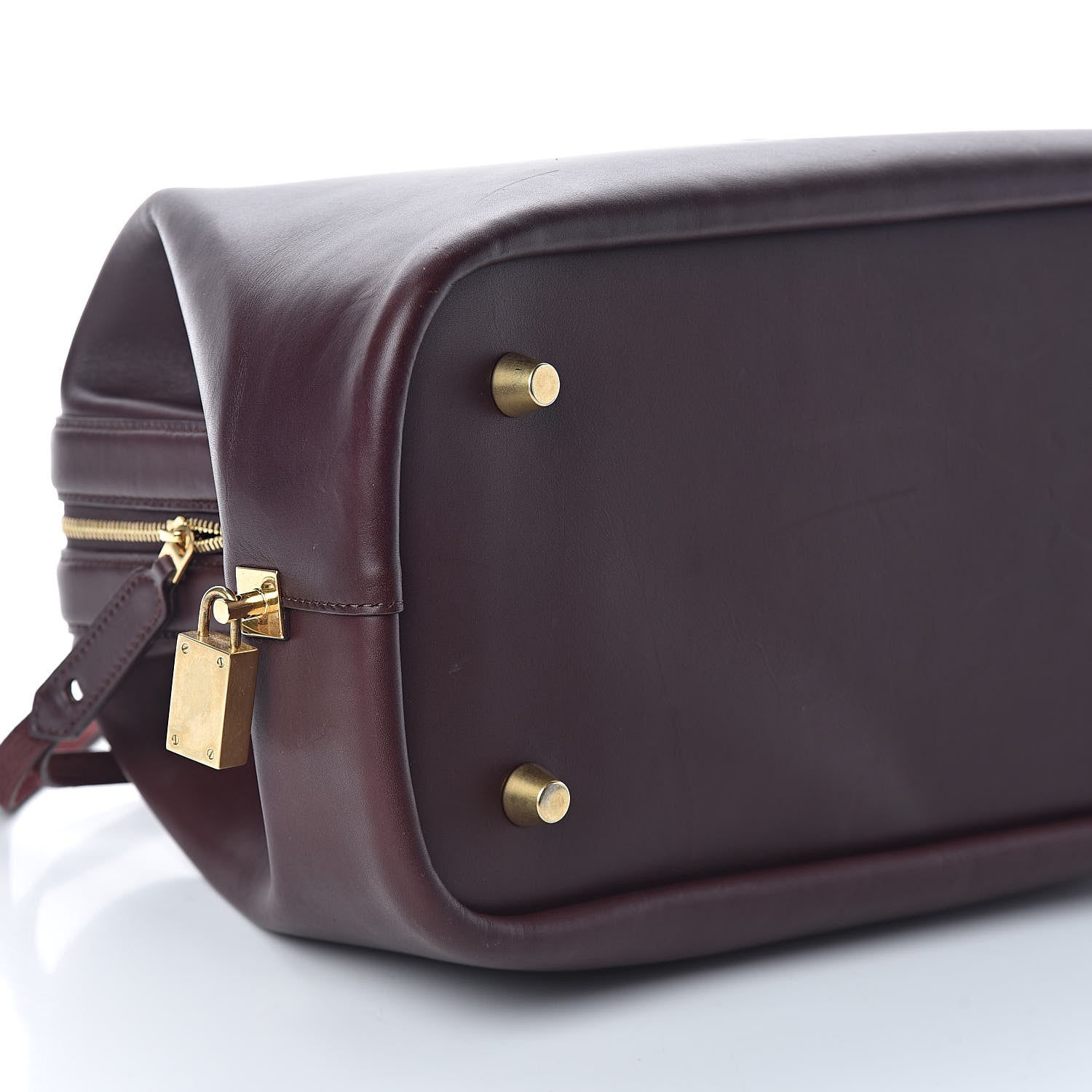Celine Smooth Calfskin Doctor Frame Bag Burgundy 9 of 10