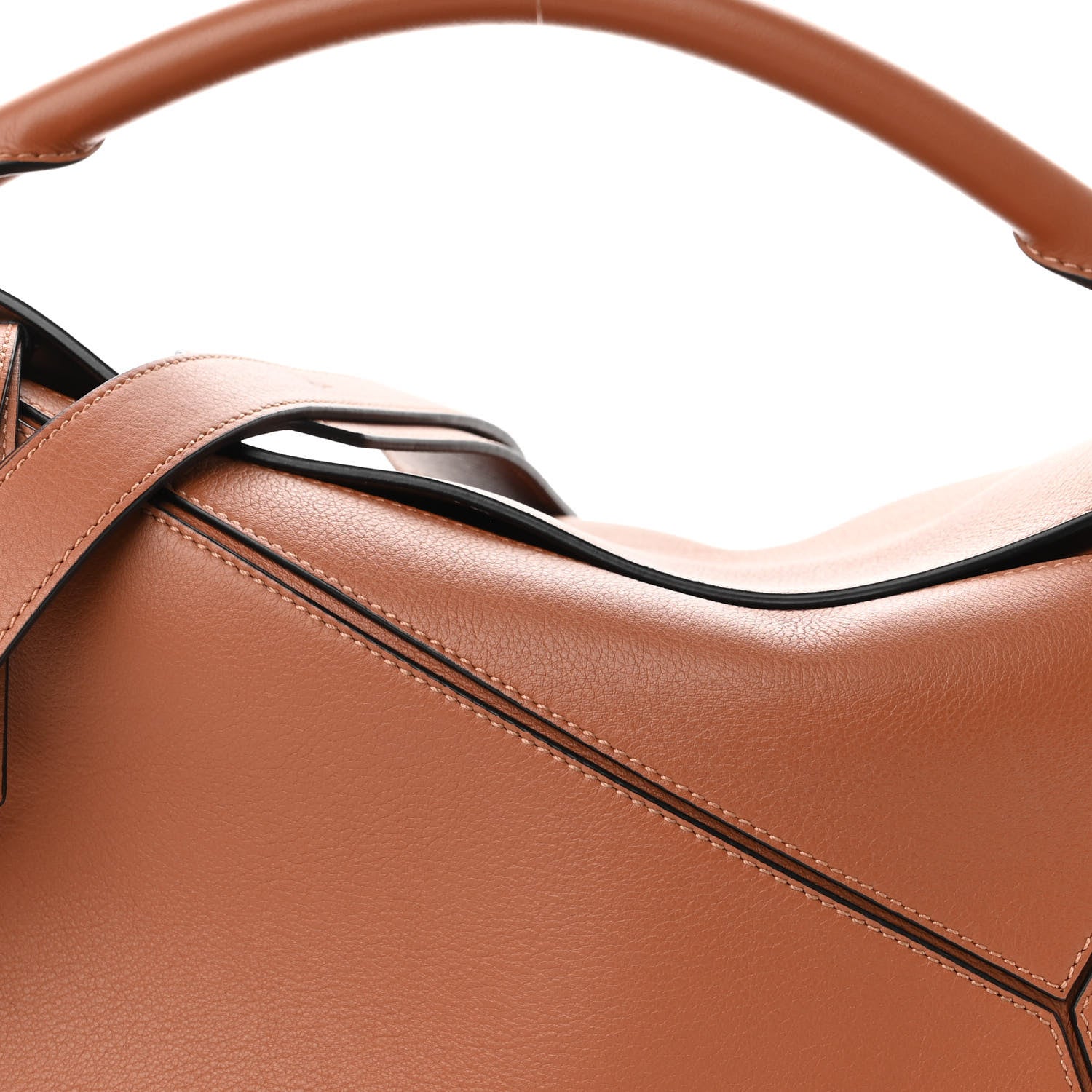 Loewe Calfskin Medium Puzzle Bag Tan 7 of 9