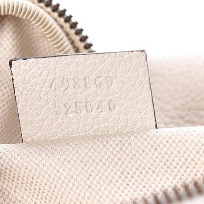 Gucci Grained Calfskin Logo Belt Bag White 9 of 9