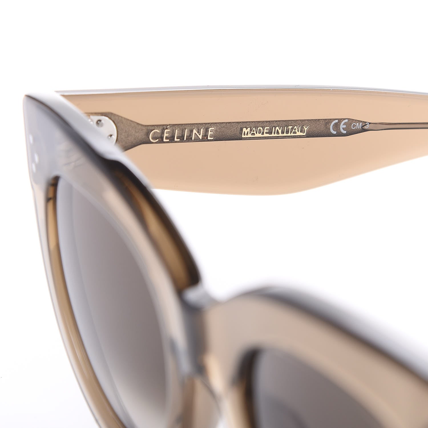 Celine Caty Sunglasses CL 41050/S Champagne 6 of 6