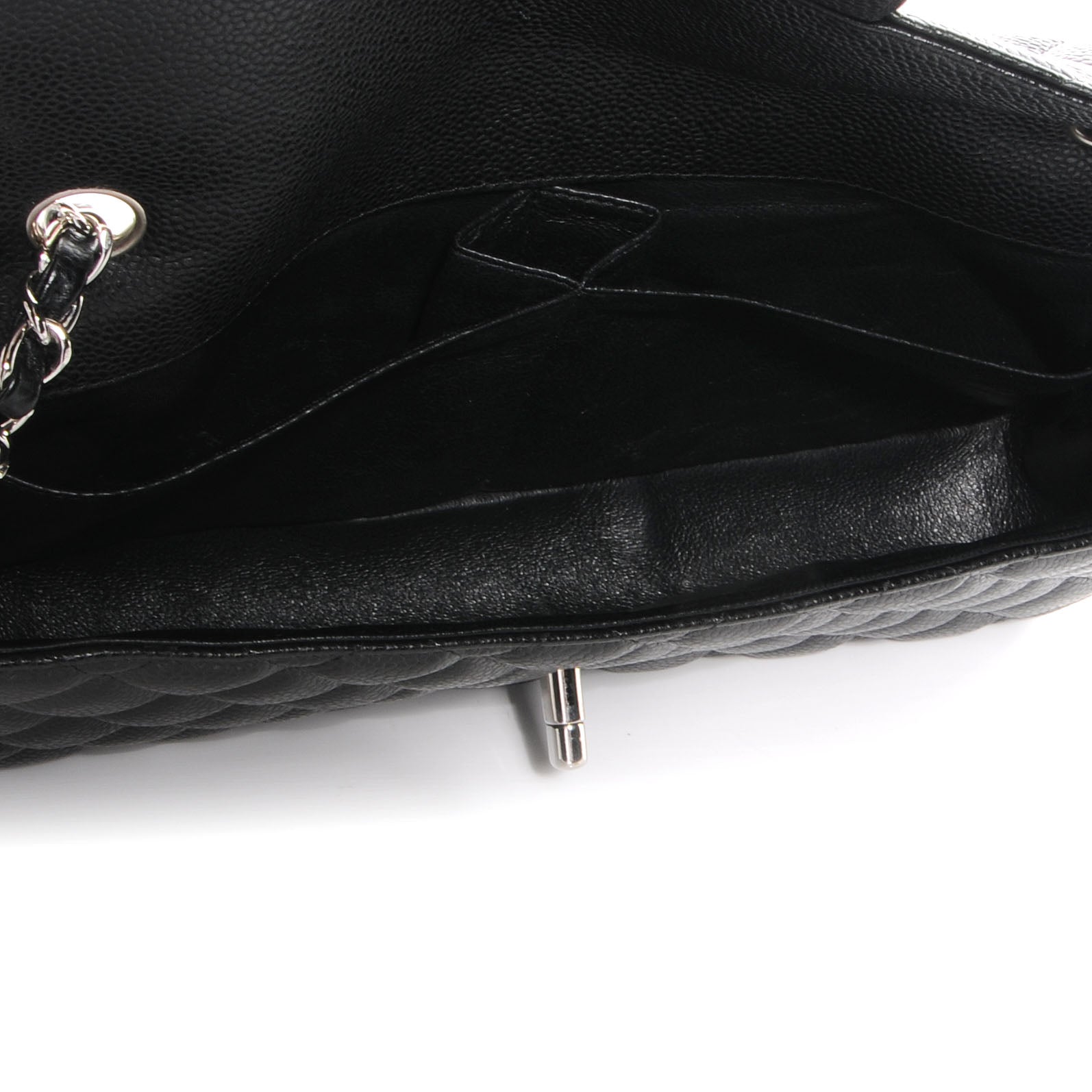 Chanel Caviar East West Flap Black 5 of 8