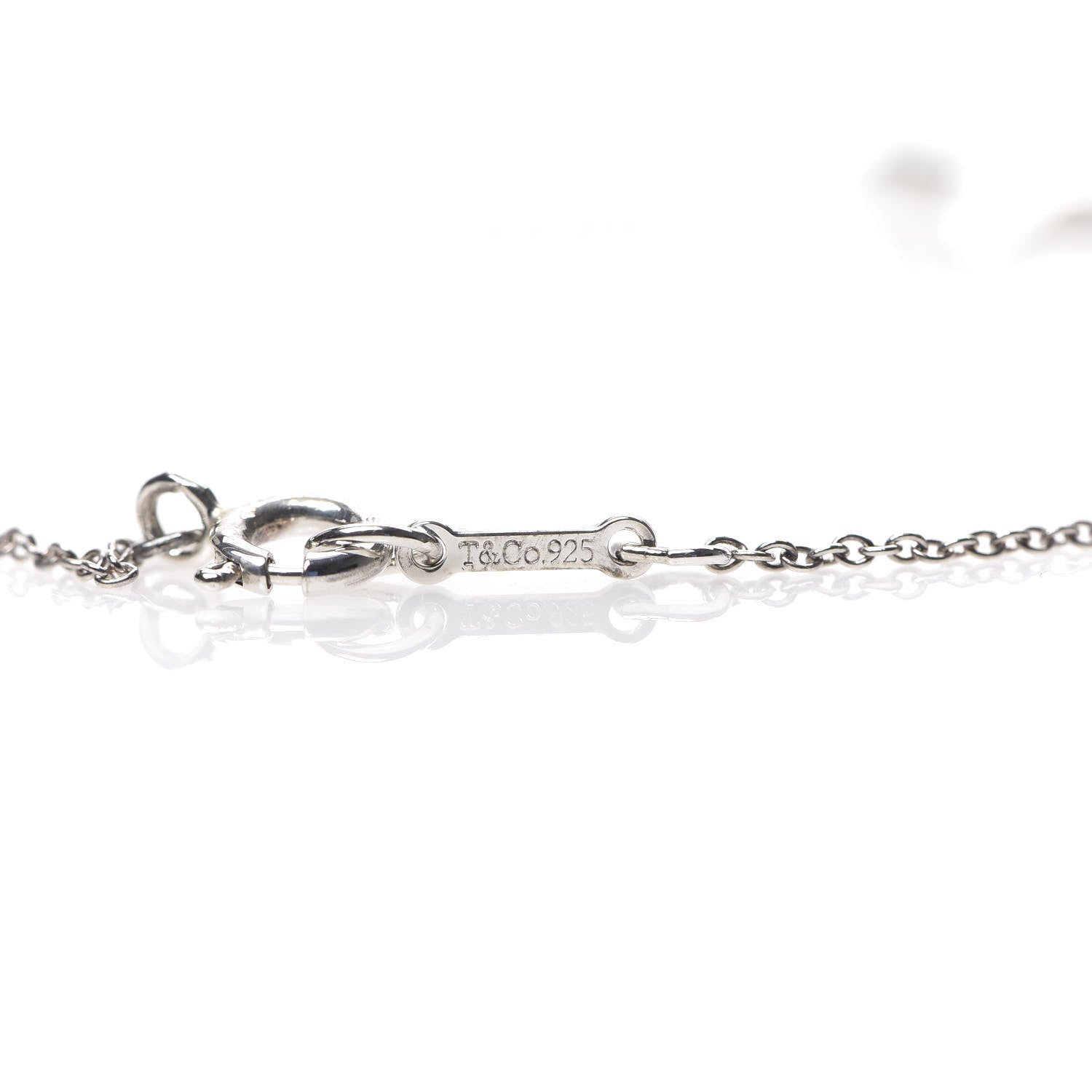 Tiffany Sterling Silver Paloma Picasso Graffiti X Pendant Necklace 5 of 6