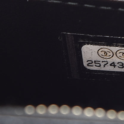 Chanel Caviar Quilted CC Filigree Vanity Clutch With Chain Black 7 of 7