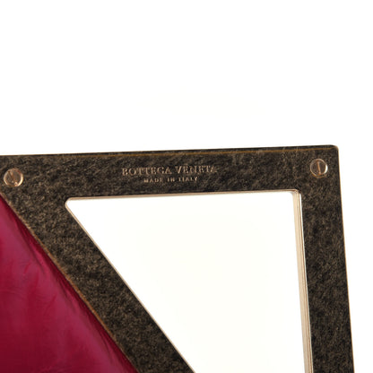 Bottega Veneta Calfskin The Rim Clutch Bordeaux 4 of 4