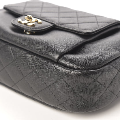 Chanel Caviar Quilted CC Day Camera Case Black 5 of 9