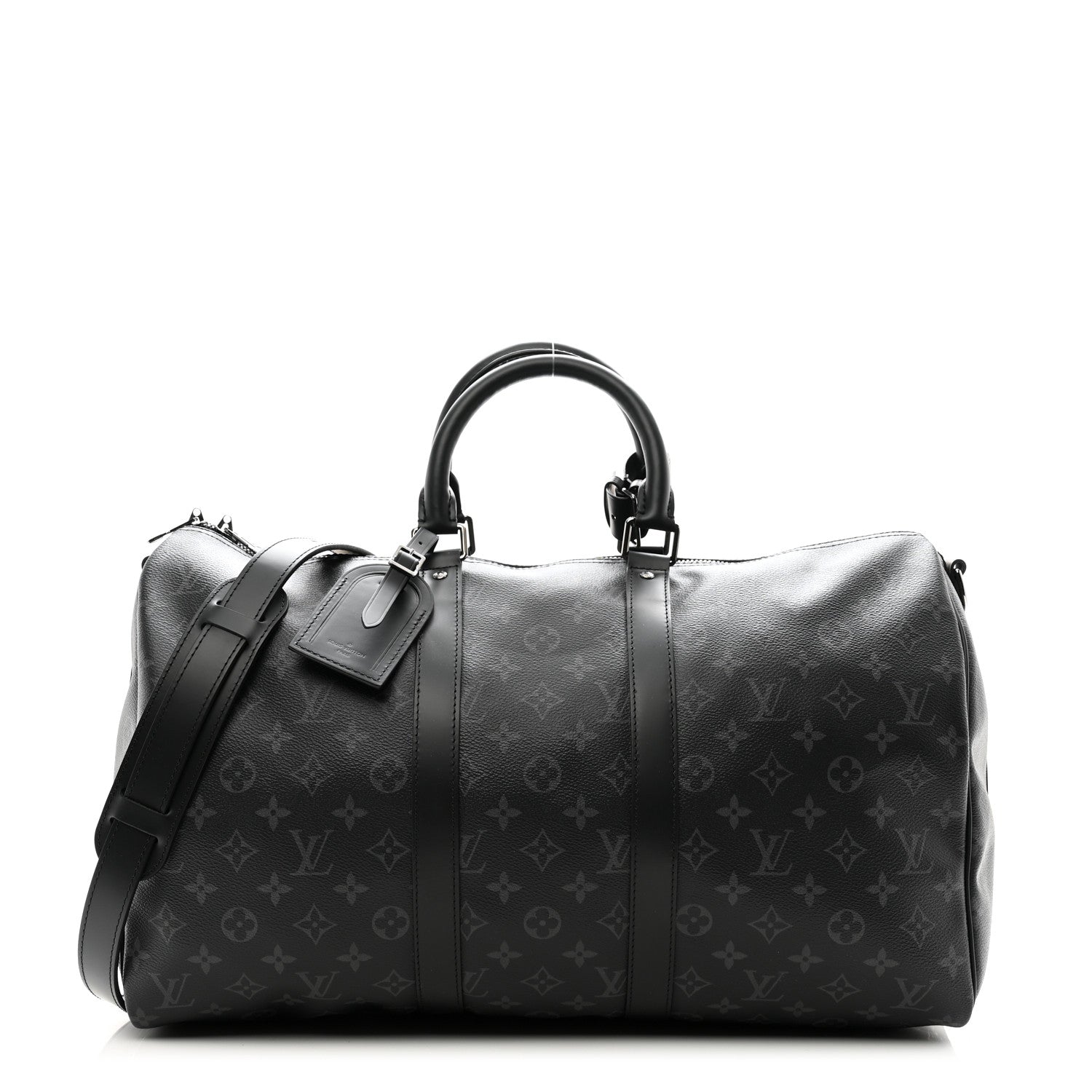 Louis Vuitton Monogram Eclipse Keepall Bandouliere 45 1 of 12