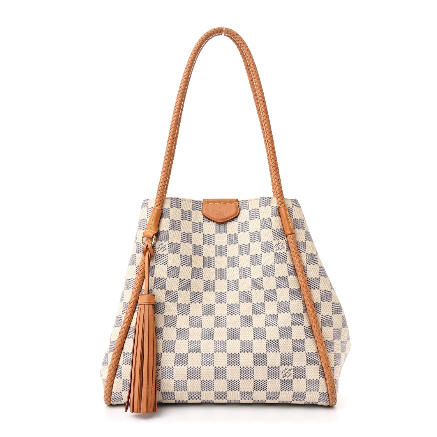 Louis Vuitton Damier Azur Propriano Rose Ballerine 1 of 10
