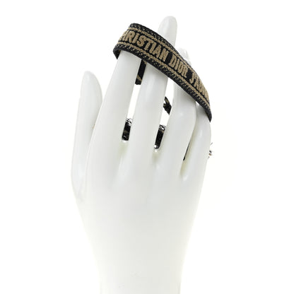 Christian Dior Woven Cotton J'Adior Friendship Bracelet Navy 2 of 5