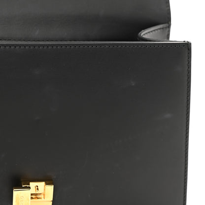 Gucci Calfskin Small Sylvie Shoulder Bag Black 13 of 14