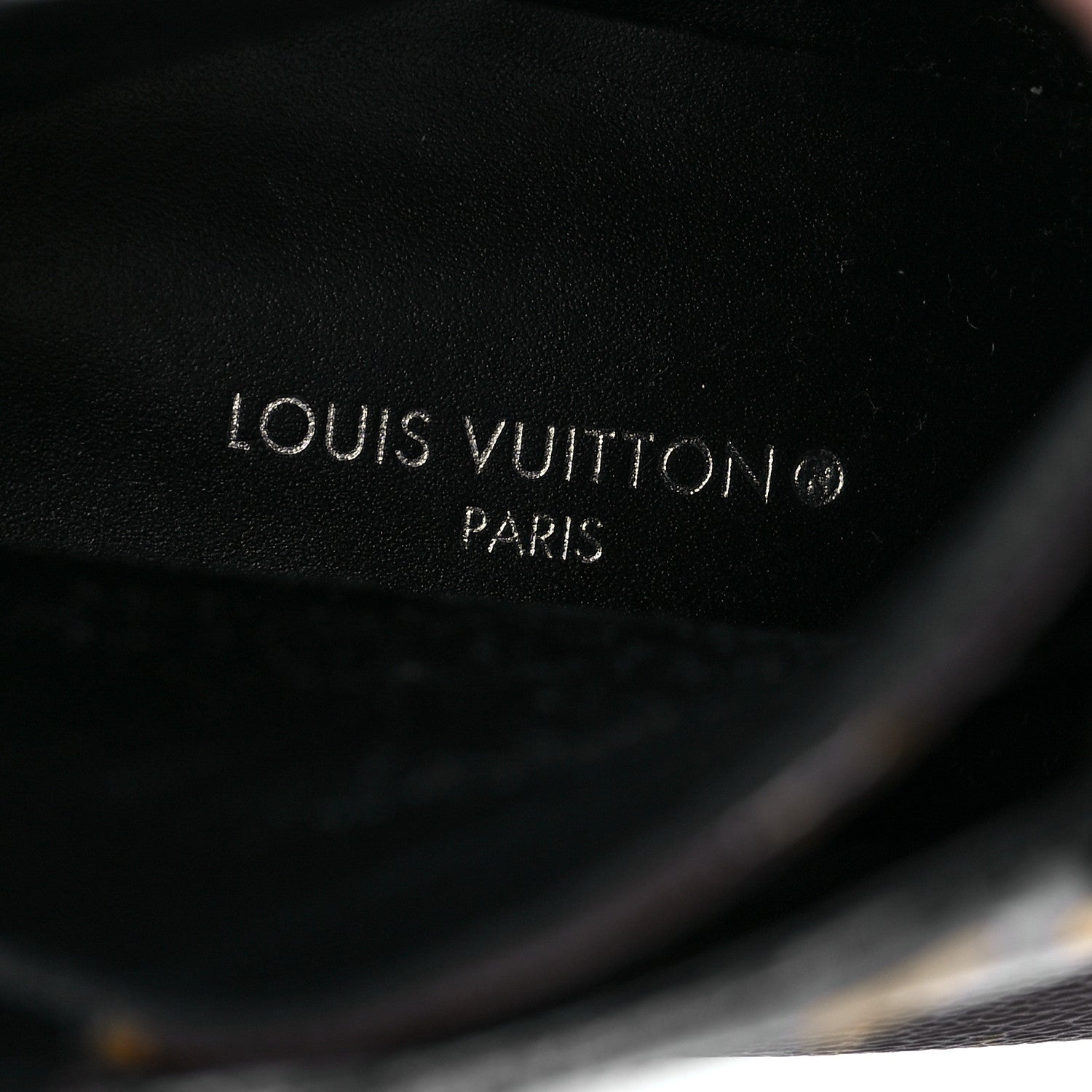 Louis Vuitton Patent Calfskin Monogram Star Trail Ankle Boots 39 Black 7 of 8