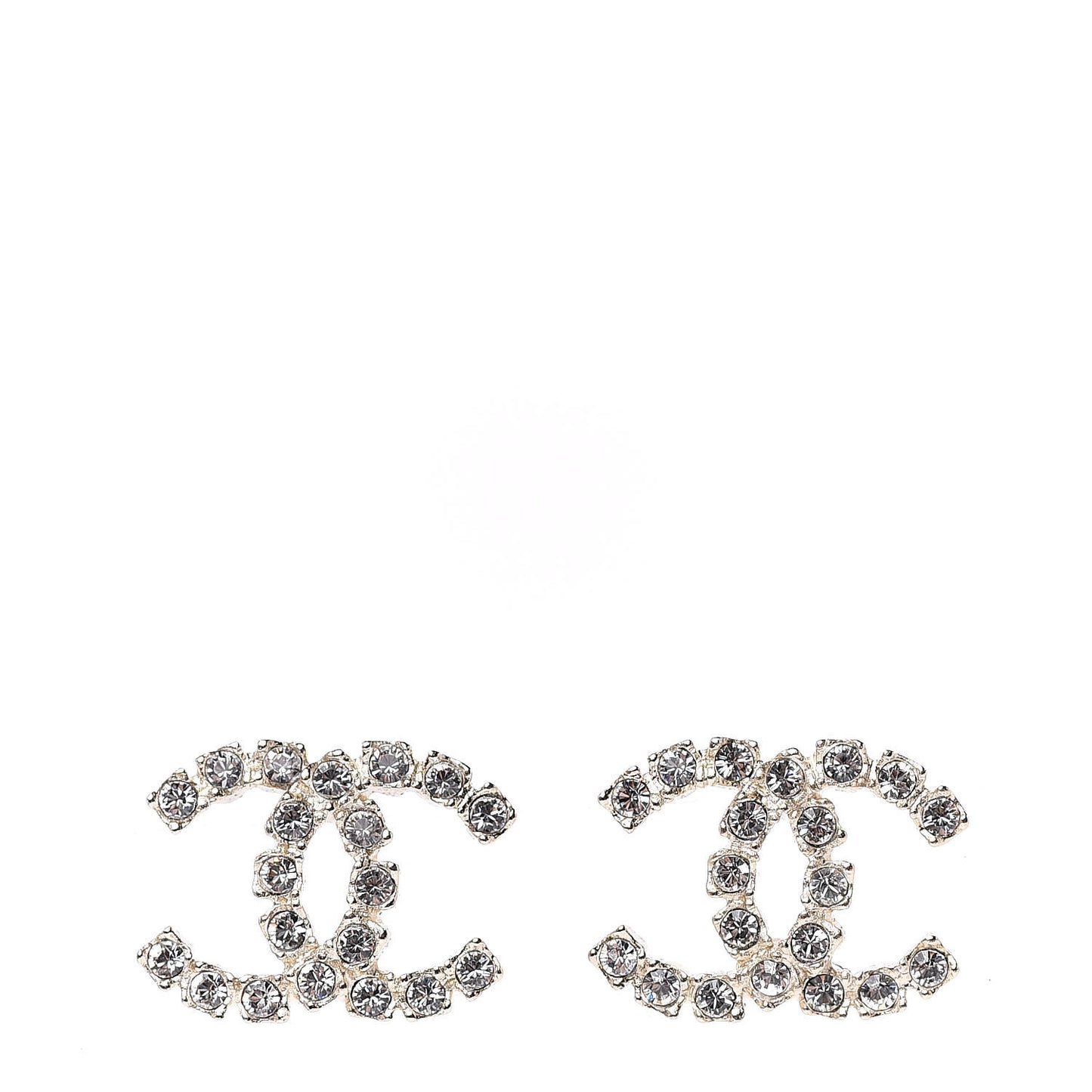 Crystal CC Earrings Gold