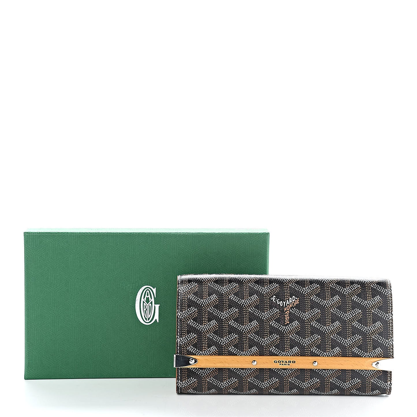 Goyardine Monte Carlo Mini Phone Case Black