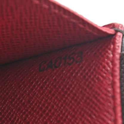 Louis Vuitton Monogram Emilie Wallet Rouge 6 of 9