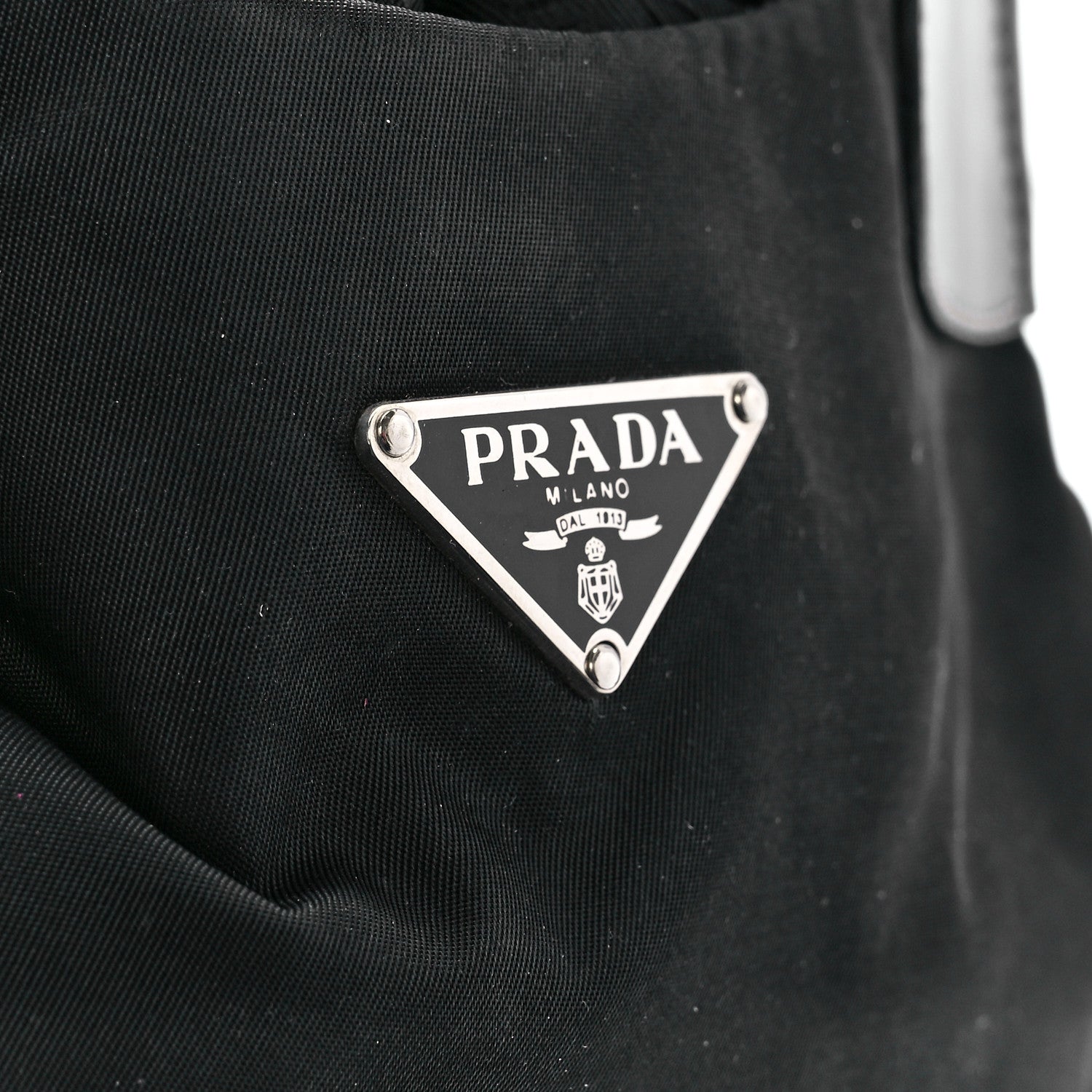 Prada Tessuto Light Nylon Shoulder Bag Black 7 of 12