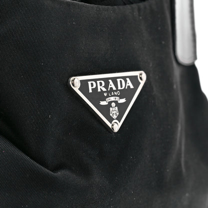 Prada Tessuto Light Nylon Shoulder Bag Black 7 of 12