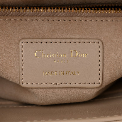 Christian Dior Lambskin Cannage Medium Lady Dior Beige 6 of 10