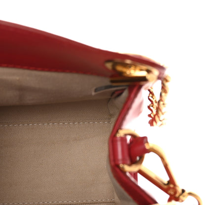 Chloe Shiny Calfskin Mini Annie Shoulder Bag Dreamy Red 5 of 10