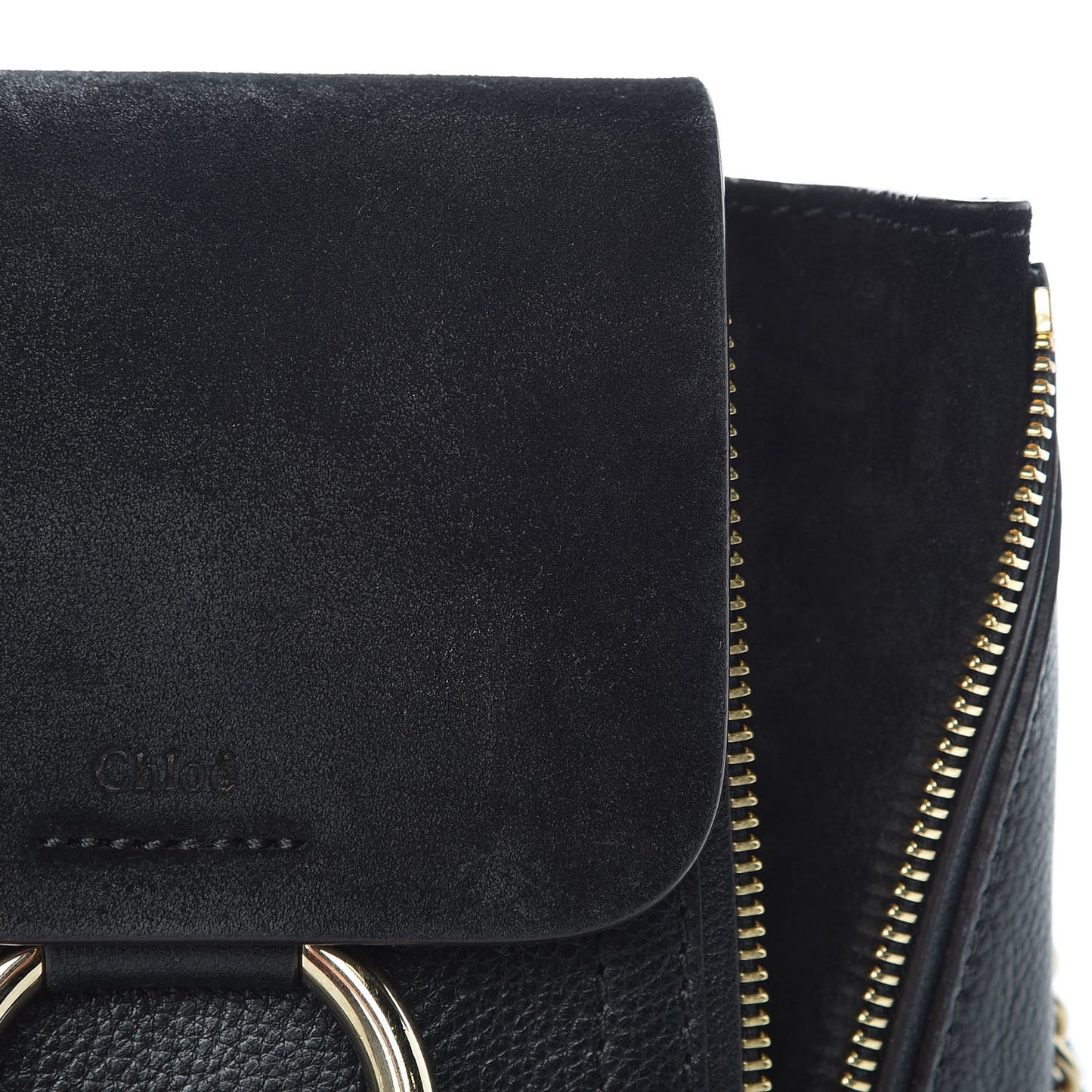 Calfskin Mini Faye Backpack Black