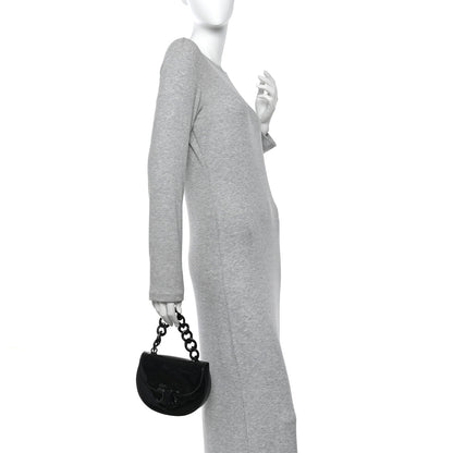 Celine Patent Calfskin Triomphe Small Besace Marley Black 2 of 10