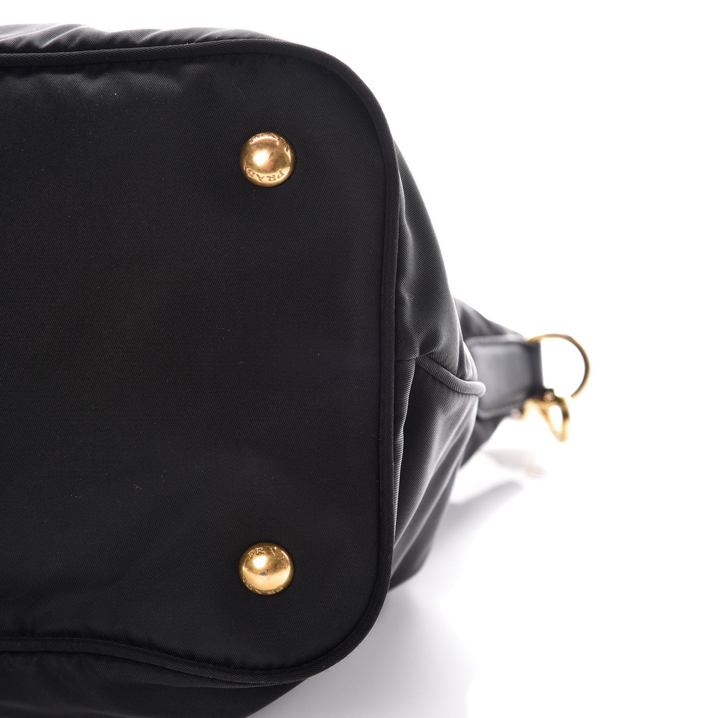 Tessuto Nylon Soft Calf Tote Black
