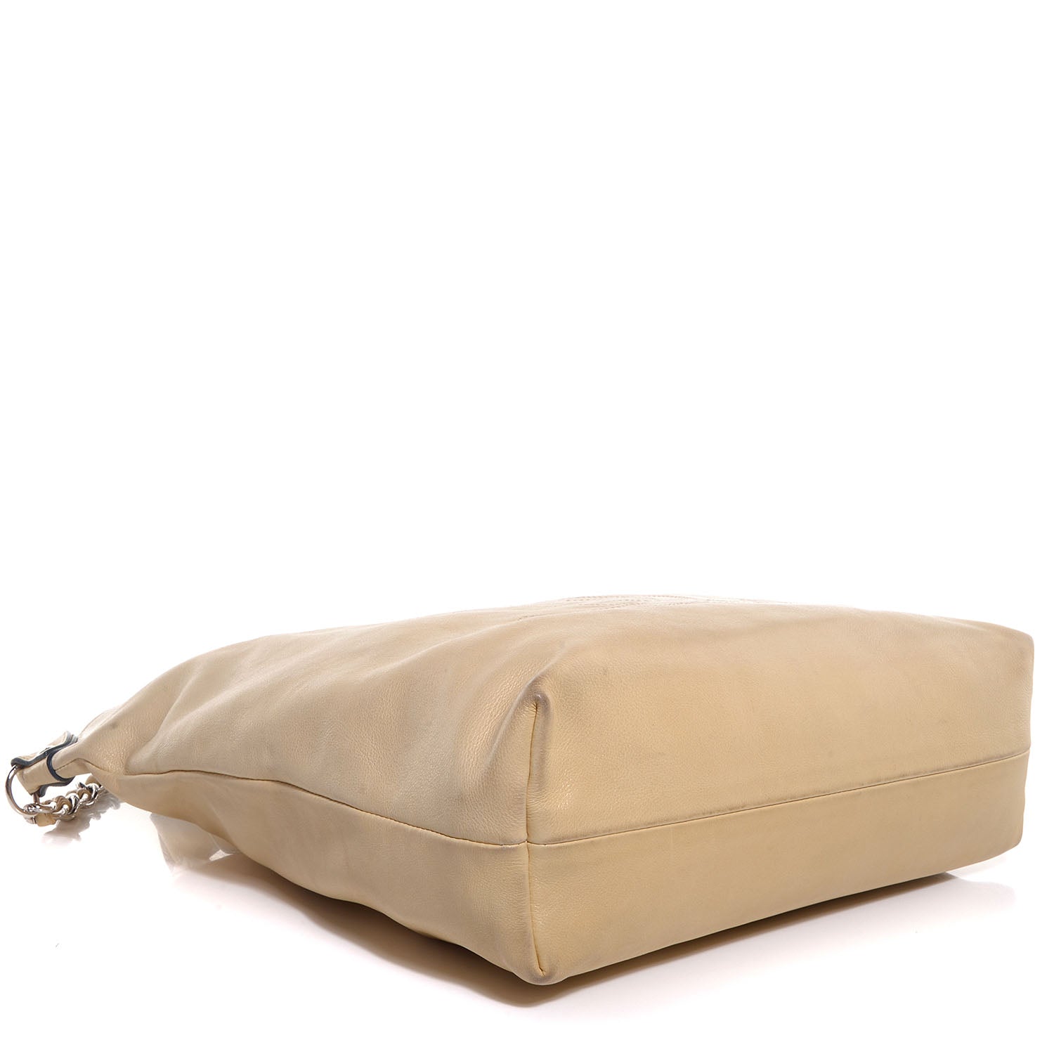 Chanel Lambskin North South Edgy Tote Beige 4 of 8