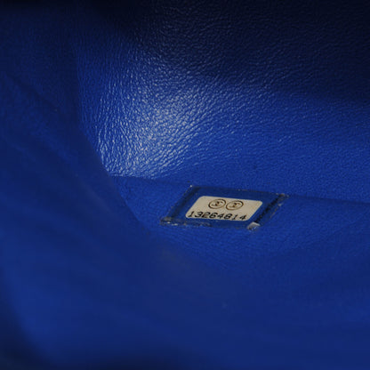 Chanel Caviar Maxi Single Flap Blue Fonce 10 of 10