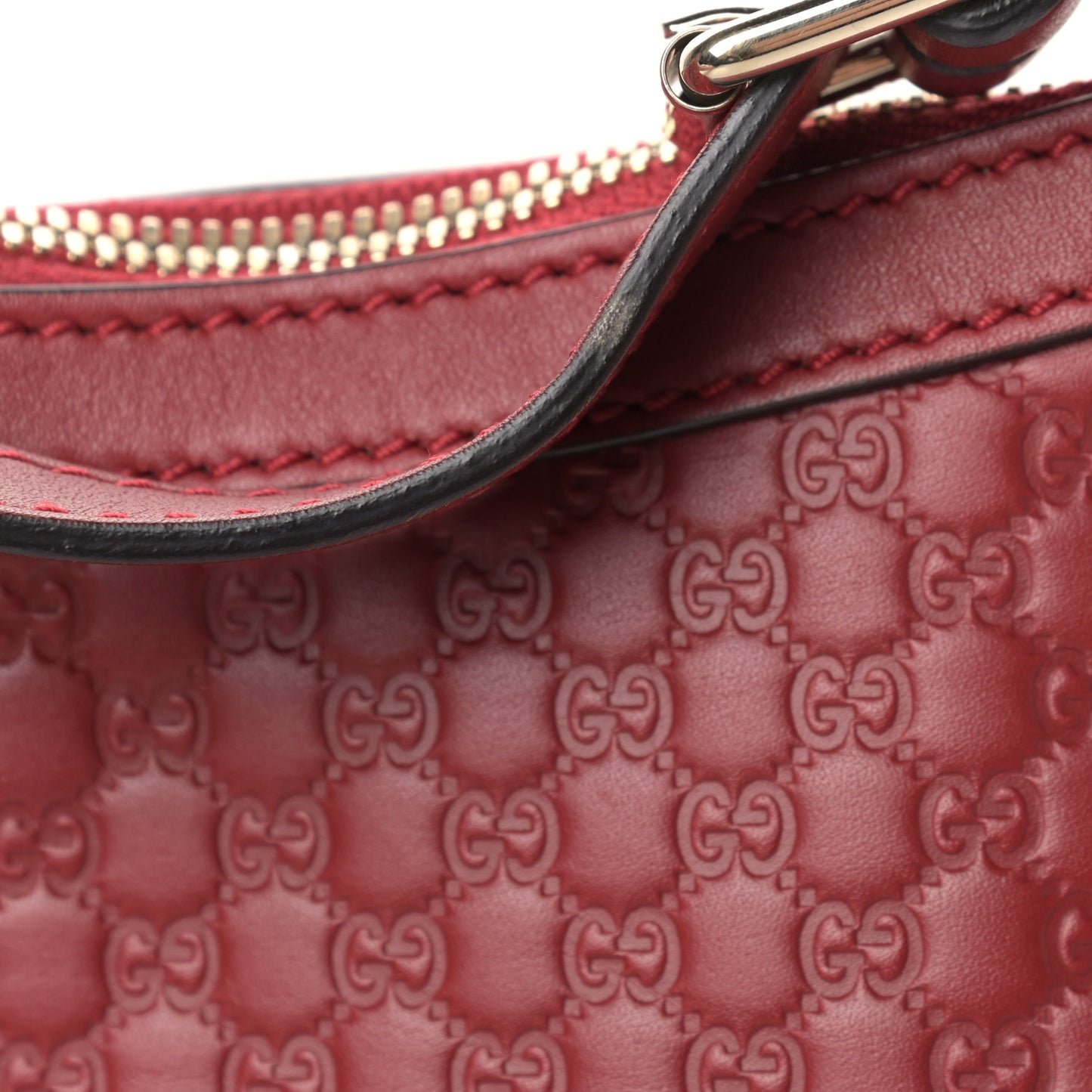 Soft Microguccissima Margaux Shoulder Bag Red