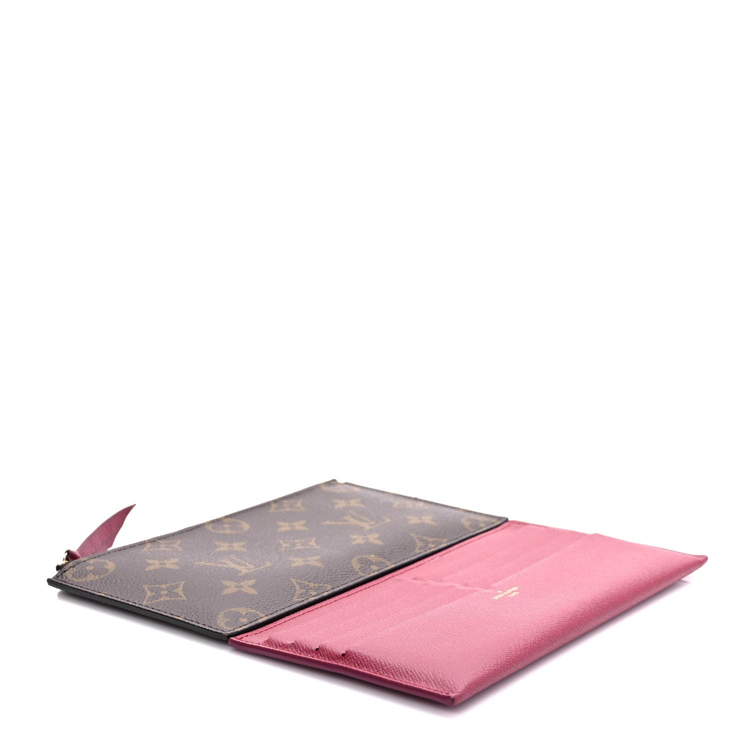 Louis Vuitton Monogram Pochette Felicie Chain Wallet Fuchsia 10 of 11