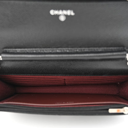 Chanel Caviar Quilted Wallet on Chain WOC Black 5 of 12