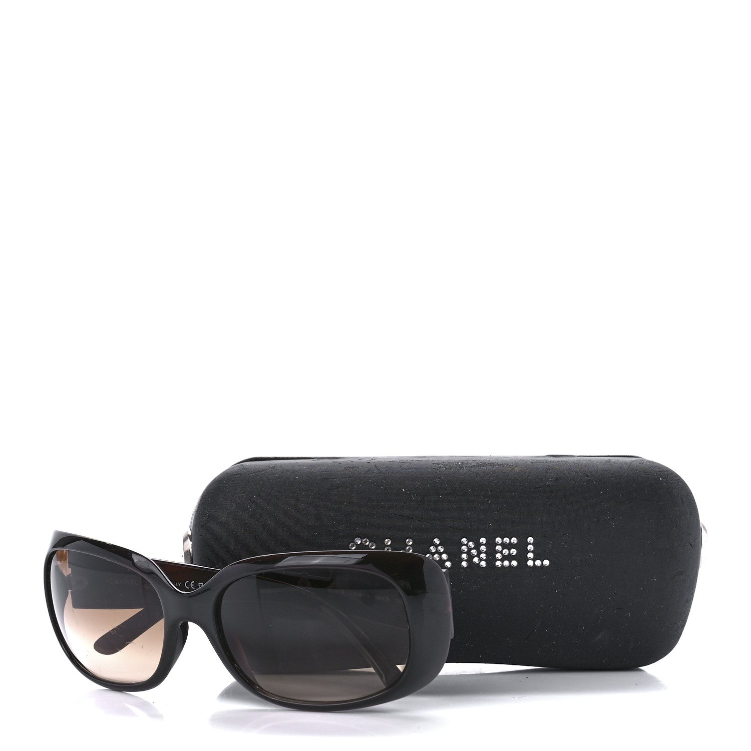 Chanel Crystal CC Logo Sunglasses 6026-B Brown 8 of 8