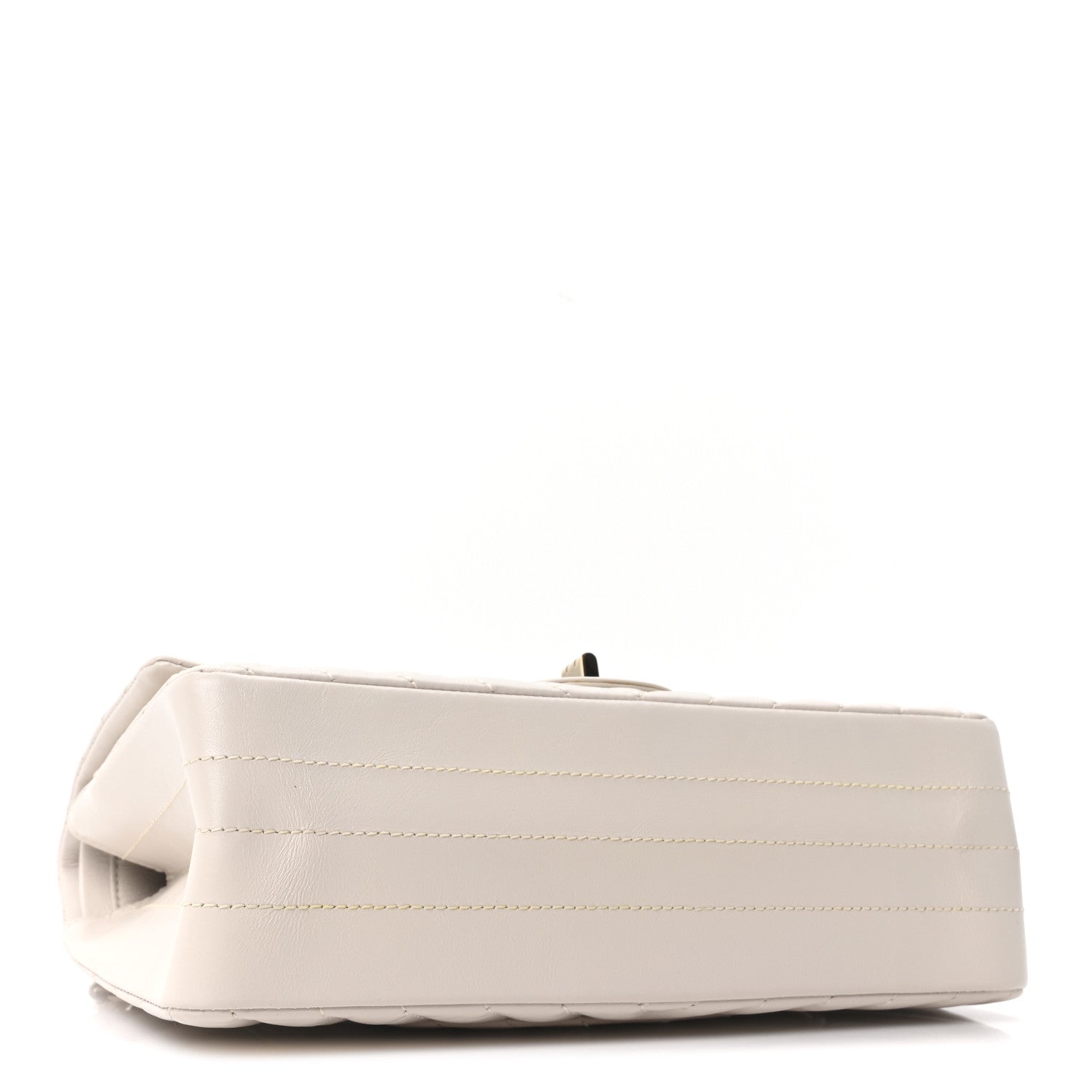 Chanel Aged Calfskin Chevron Quilted 2.55 Reissue 225 Flap Ivory 4 of 11