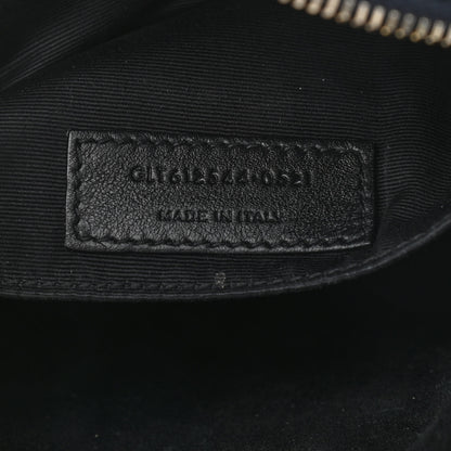 Saint Laurent Calfskin Matelasse Monogram Lou Camera Bag Deep Marine 7 of 12